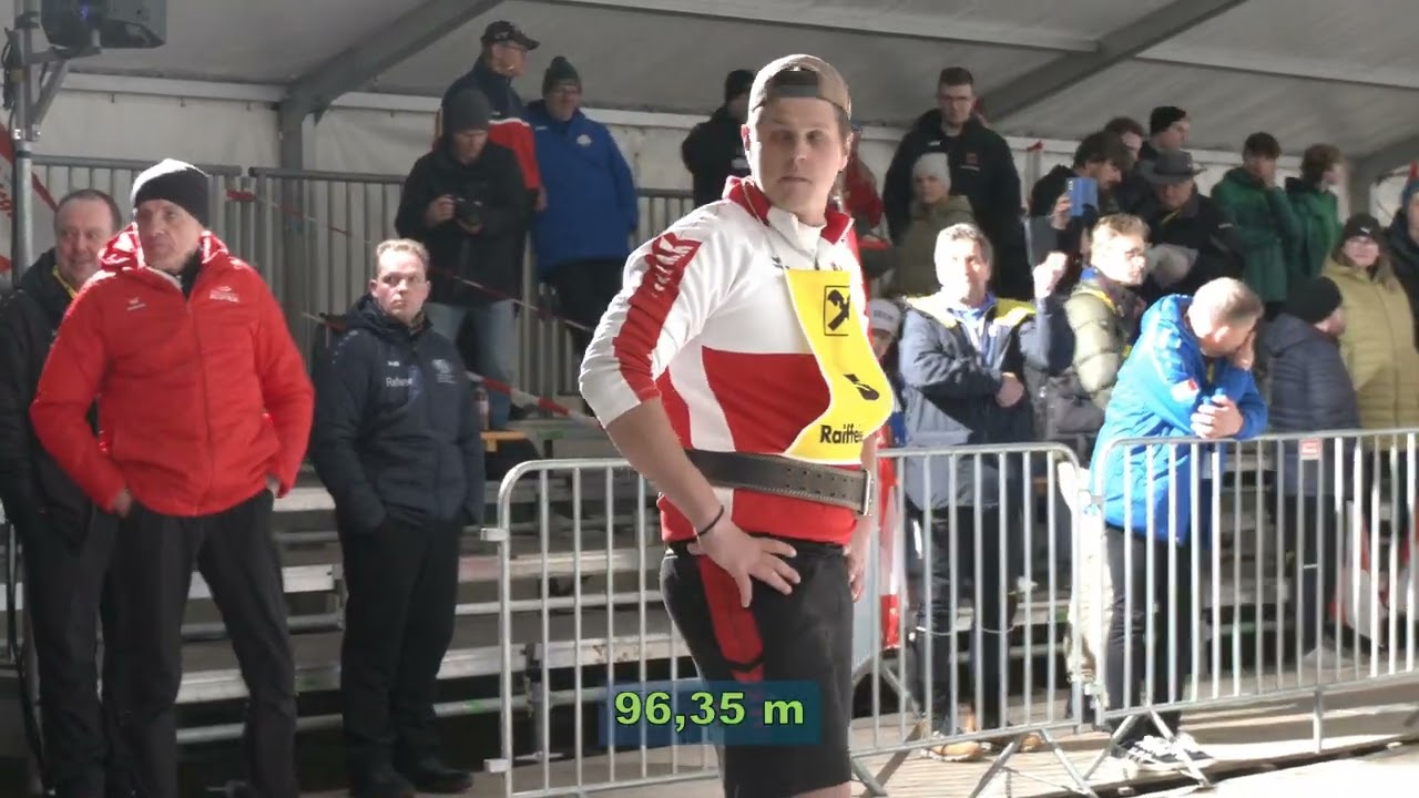 Eisstock WM 2025, Finale Weitenwettbewerb Junioren U23