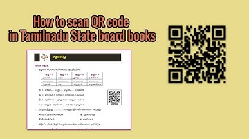 Econtent qr code || TN Govt Books QR code ScanDiksha app-How to Scan