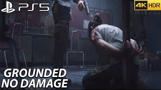 The Last of Us 2 PS5  Ellie's Revenge VS WLF ( GROUNDED / NO DAMAGE ) 4K60FPS .