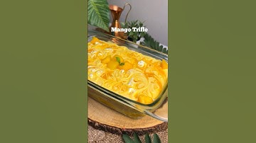 BEST MANGO TRIFLE #shortsviral #mangodessert #mango