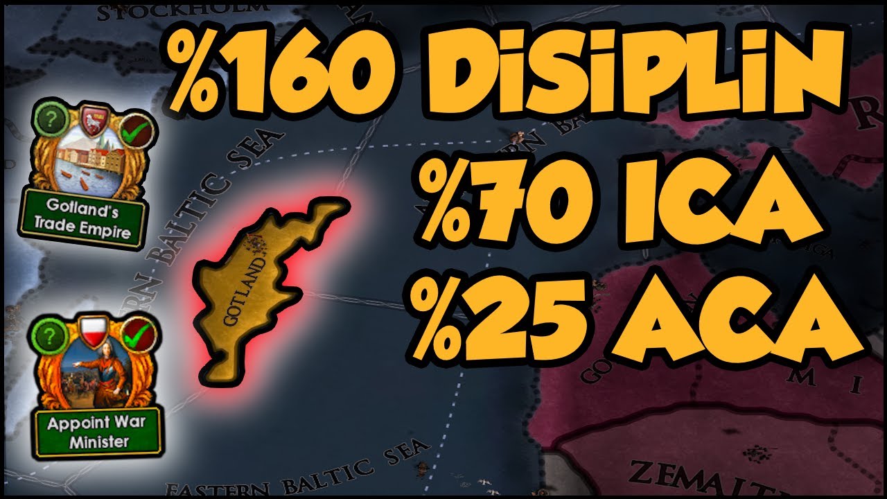 YÜZDE 160 DİSİPLİN !!! - Europa Universalis 4 King of Kings GOTLAND