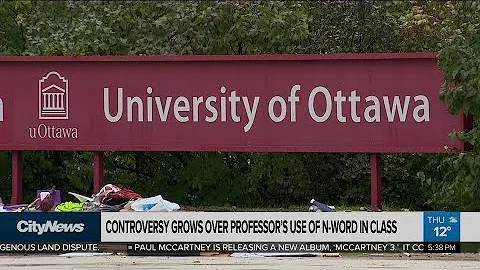 Controversy over professor's use of N-word in class