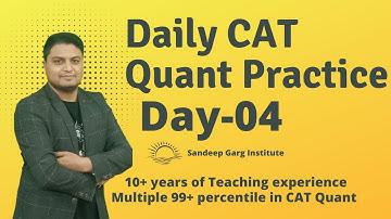 Daily CAT 2022 Quant preparation | For MBA entrances( CAT, SNAP ,NMAT, IIFT, CMAT, MHCET, TISS)