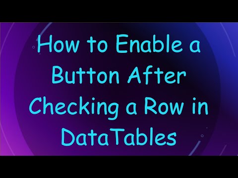 How to Enable
