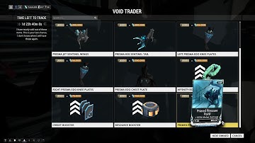 Warframe Void Trader 6/17/2016
