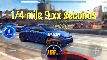 CSR Racing 2 Scirocco R TUNE SETUP 9.8xx seconds