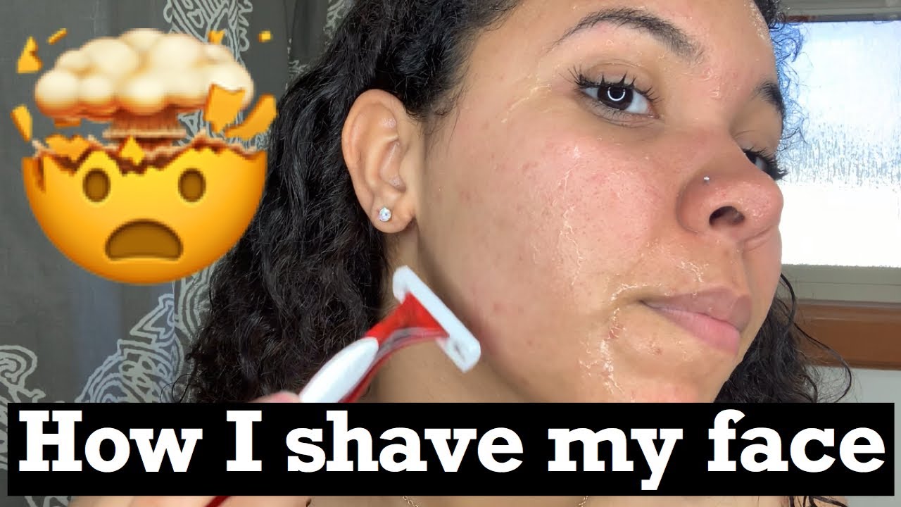 Shaving My Face Gone Wrong How To Shave Your Face Youtube