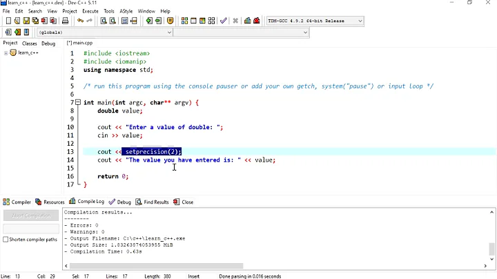 [Solved] Two decimal places using printf( ) | 9to5Answer