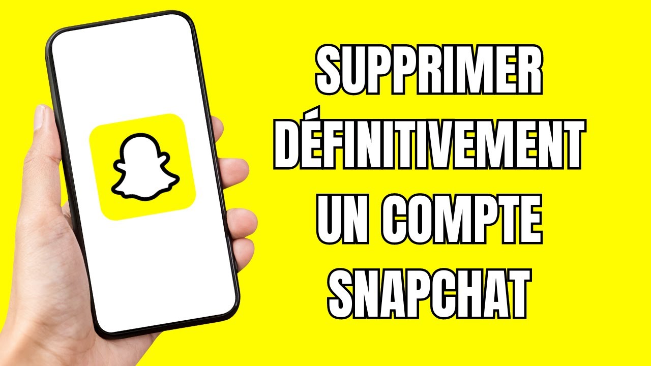 Comment supprimer définitivement un compte Snapchat | Supprimer