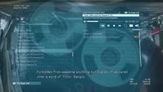 MGSV, Code Talker revealing US discrimination against the Navajo People (Native Americans)