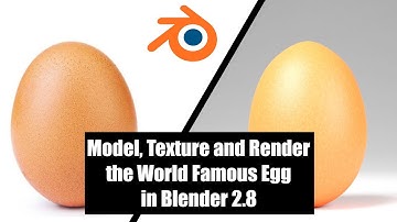 Create the WORLD RECORD EGG in Blender 2.8