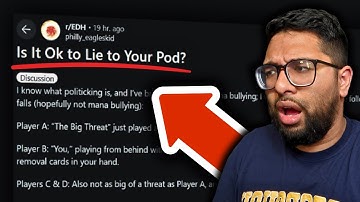 Commander Players Suck At Making Deals - Let