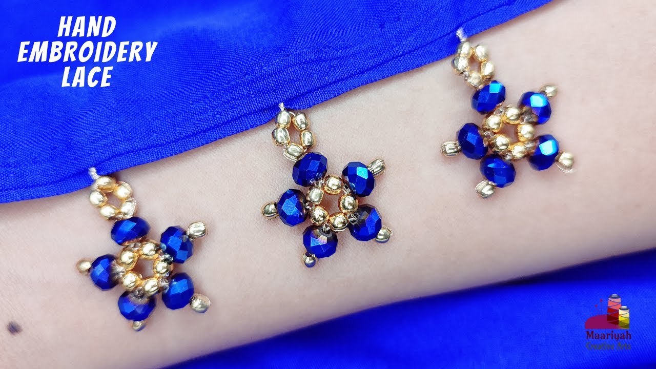 Needle Lace | Hand Embroidery | Beautiful & Easy | Sui Dhage se Lace Banaye | नीडल लेस - 666