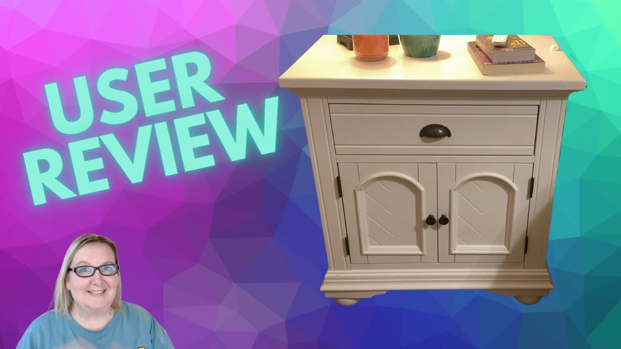 Picket House Addison White Wooden Nightstand 3 YEAR REVIEW YouTube