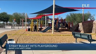 Bullet hits playground–report cites police errors at shooting range