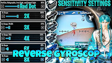 BEST REVERSE GYROSCOPE SENSITIVITY FOR BGMI/PUBG | reverse gyroscope sensitivity bgmi