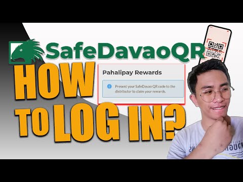 Safe Davao QR - How to log in? | Invalid log in? Pahalipay Reward