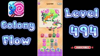 Colony Flow Level 494 Walkthrough | All Gameplay Solution | Go Answer