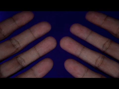 ASMR Hand movements and face touching with relaxing wave sounds