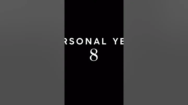 Personal Year 8 (2025 Horoscope) #numerology #universalyear9 #personalyear8 #2025 #2025horoscope
