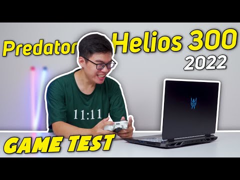 (Game Test) Acer Predator Helios 300 (2022) i7 Gen 12 + RTX 3060 - Đánh giá Hiệu năng thực tế