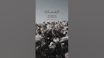 قل ان كنتم تحبون الله فاتبعوني يحببكم الله تلاوة بصوت القارئ محمد شوكت ما تيسر من سورة آل عمران