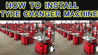 TECH FANATICS..HOW TO INSTALL TYRE CHANGER  MACHINE IN HINDI.....