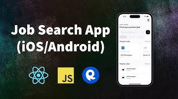 Job Search App using React Native and RapidAPI