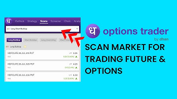 How to use scanner on Options Trader by Dhan ? @DhanHQ