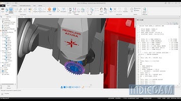 FeatureCAM - Hedelius - Acura 65 - 5 Axis Vertical Machining Centre