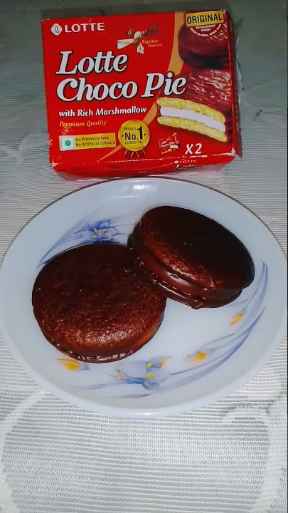 Lotte Choco Pie ₹25 | Lotte Choco Pie with rich marshmallow | Tasty choco pie | shorts