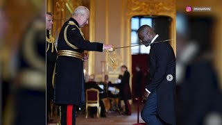 Rise Sir Idris Elba - star is knighted by King Charles