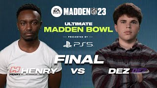Madden 23 | Henry vs Dez | MCS Ultimate Madden Bowl Final | The Ultimate Showdown!🏈