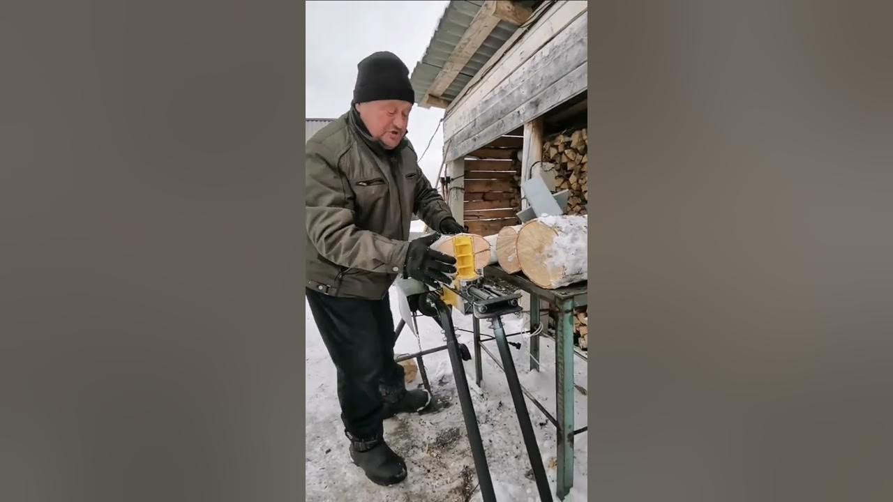 Модернизированный дровокол Чемпион - YouTube