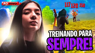 💜 FREE FIRE - AO VIVO 💜 DOMINGOU JOGANDO TREINO!💜 #220K