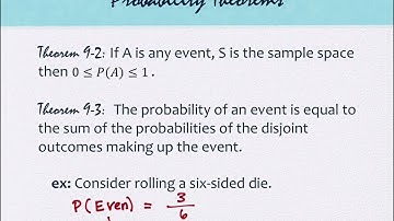 9.1 Determining Probabilities