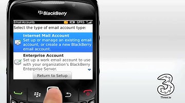 How to setup email on your Blackberry