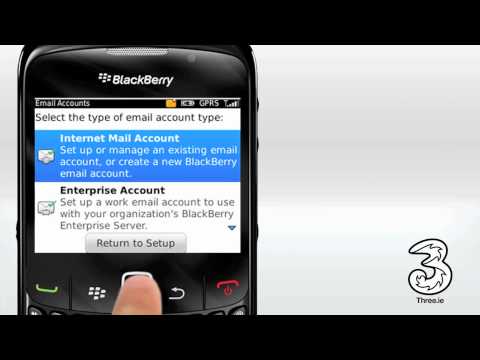 How to setup email on your Blackberry