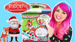 Coloring Rudolph The Red-Nosed Reindeer Imagine Ink Coloring Book