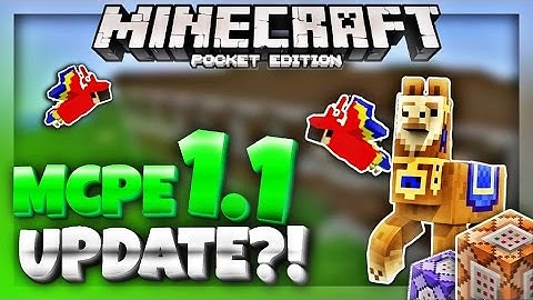 NEW MCPE 1.1 UPDATE! New Features, new Mobs and more News! (Minecraft Pocket Edition 1.1)