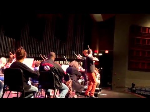 Andrew Sords, violin - Mendelssohn concerto rehearsal