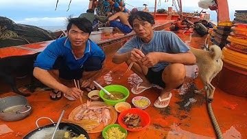 Anh Ngư Phủ #6 | Bữa Cơm Trên Ghe Sau Khi Vá Cào Xong