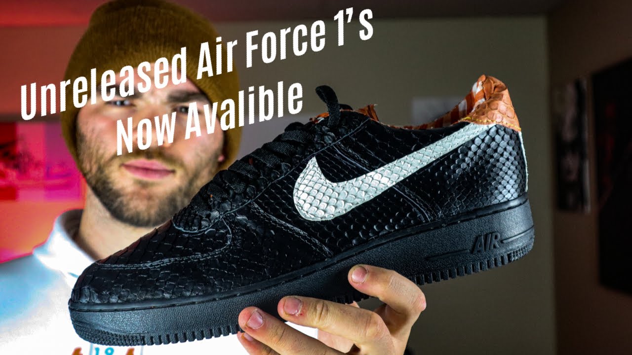 How it's made: Unreleased Nike Air Force 1's! (October's in the Grass ...
