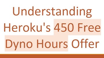 Understanding Heroku