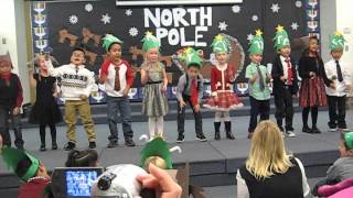 Avery's Kindergarten Christmas Program - Jingle Bells