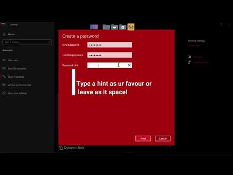 How to add a password to windows 10 version 20H2