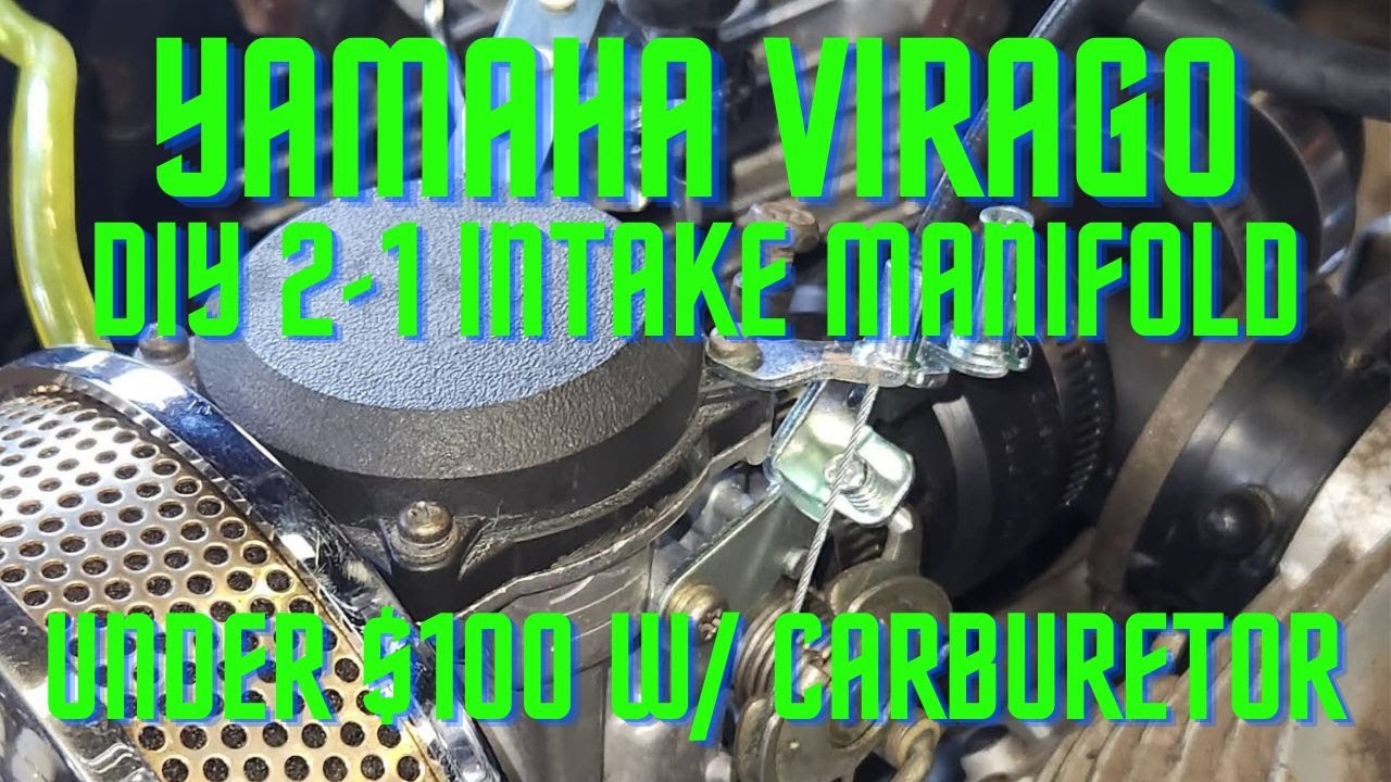 Впускной коллектор YAMAHA VIRAGO DIY 2-1 с карбюратором менее 100 долларов