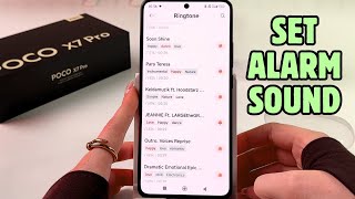 Poco X7 Pro: How to Change Your Alarm Sound and Adjust Its Volume