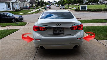 INSTALLING REAR DRL SEQUENTIALS ON MY Q50