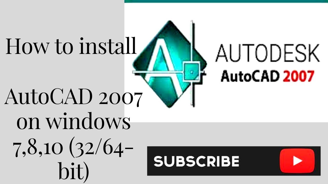 how to install autocad 2007 on windows 8